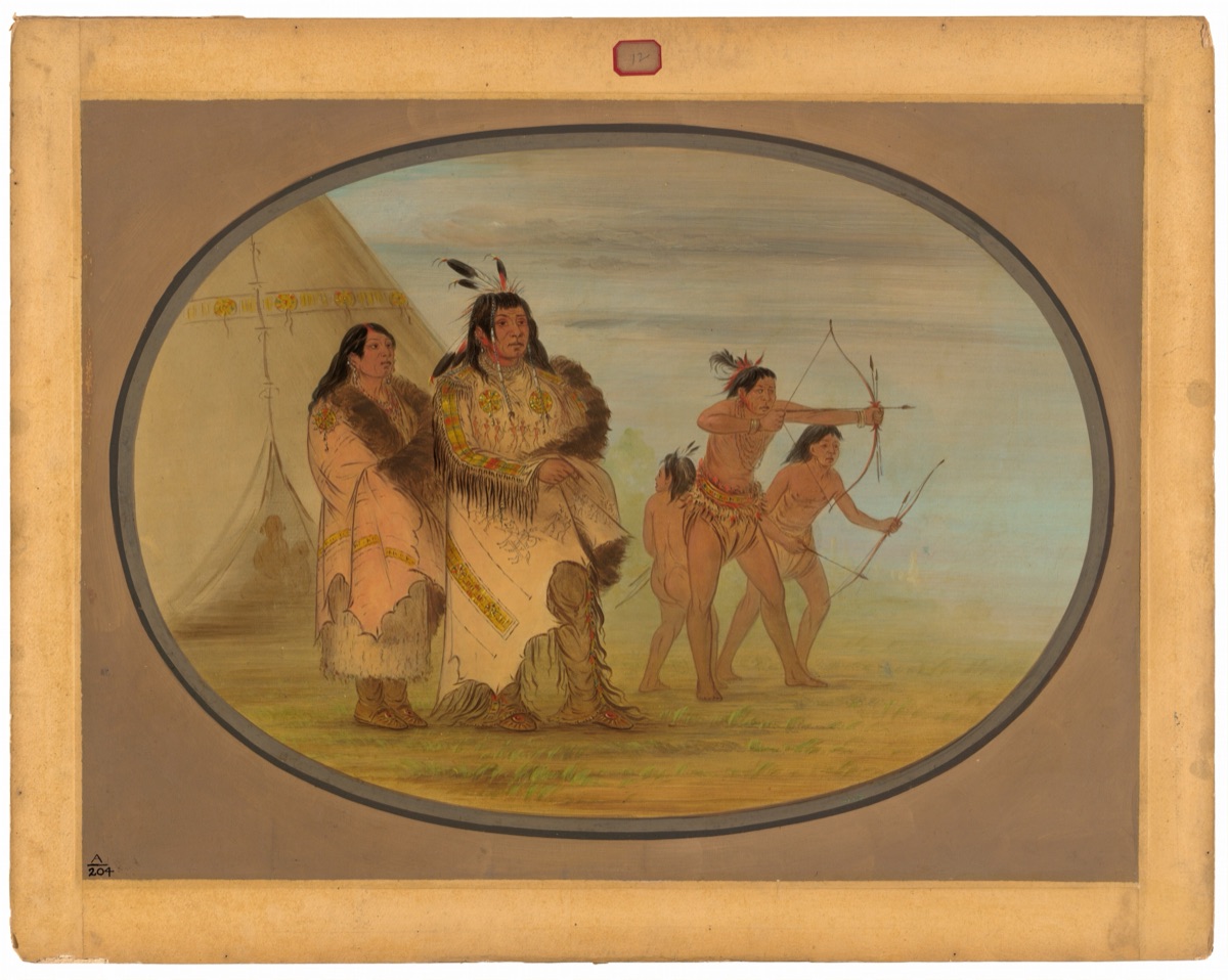 Ojibbeway Indians — George Catlin