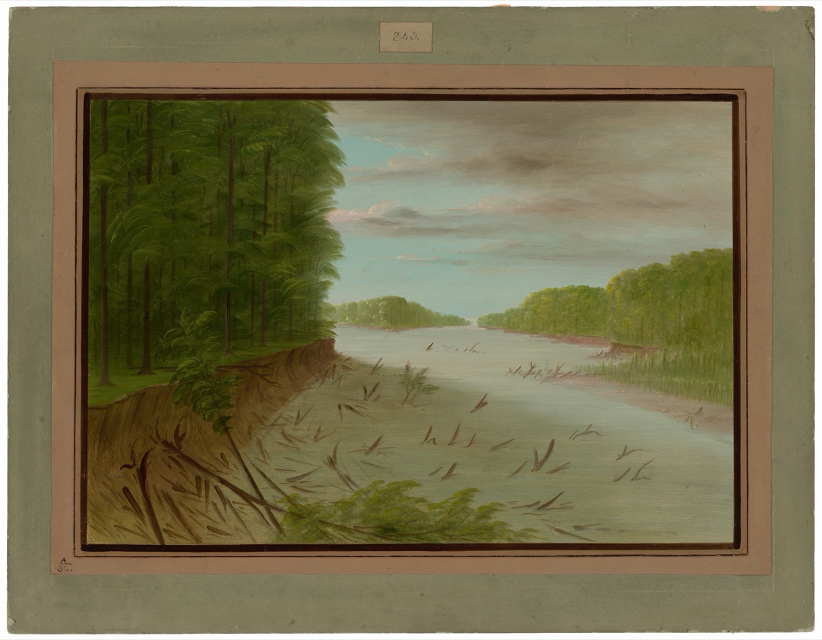 Scene from the Lower Mississippi — George Catlin