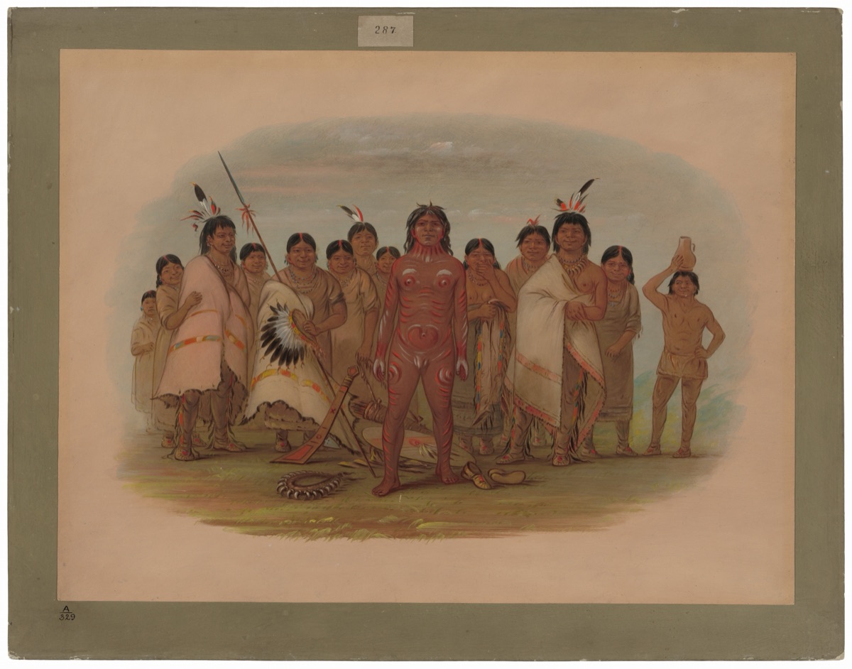 "Paint Me" - Apachee — George Catlin