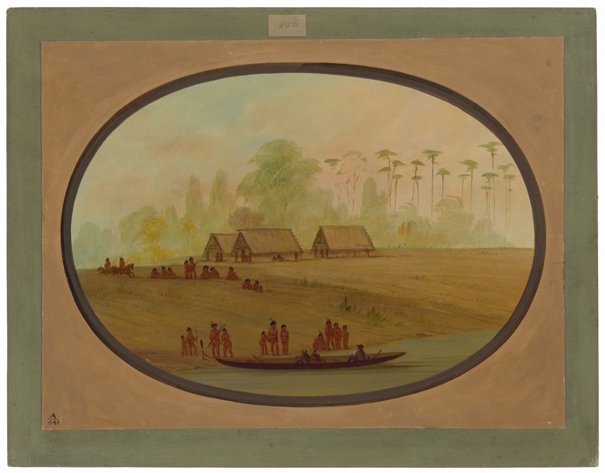 Painting the Lengua Chief — George Catlin