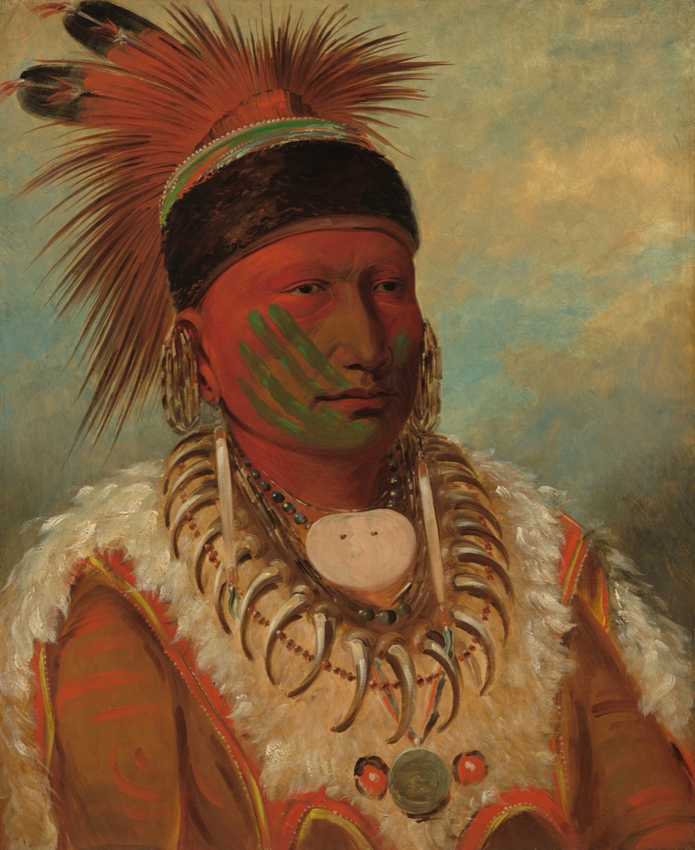 The White Cloud, Head Chief of the Iowas — George Catlin