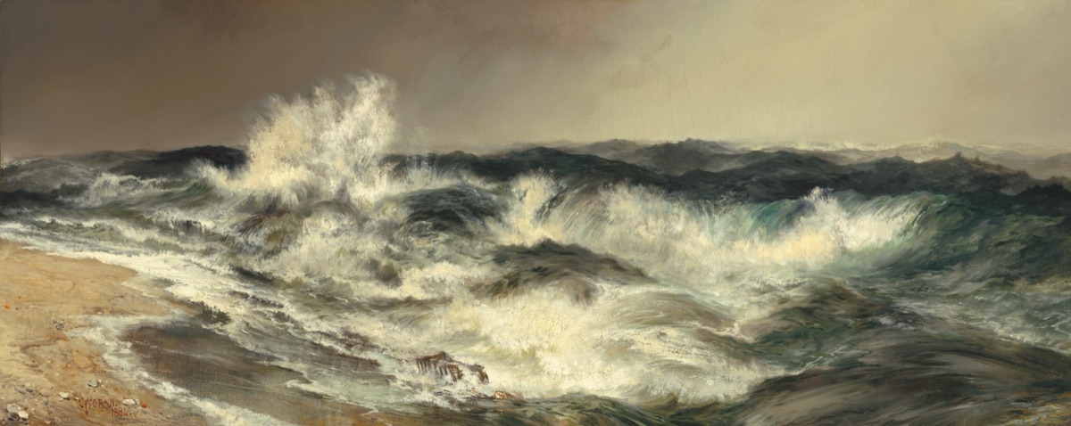 The Much Resounding Sea — Thomas Moran