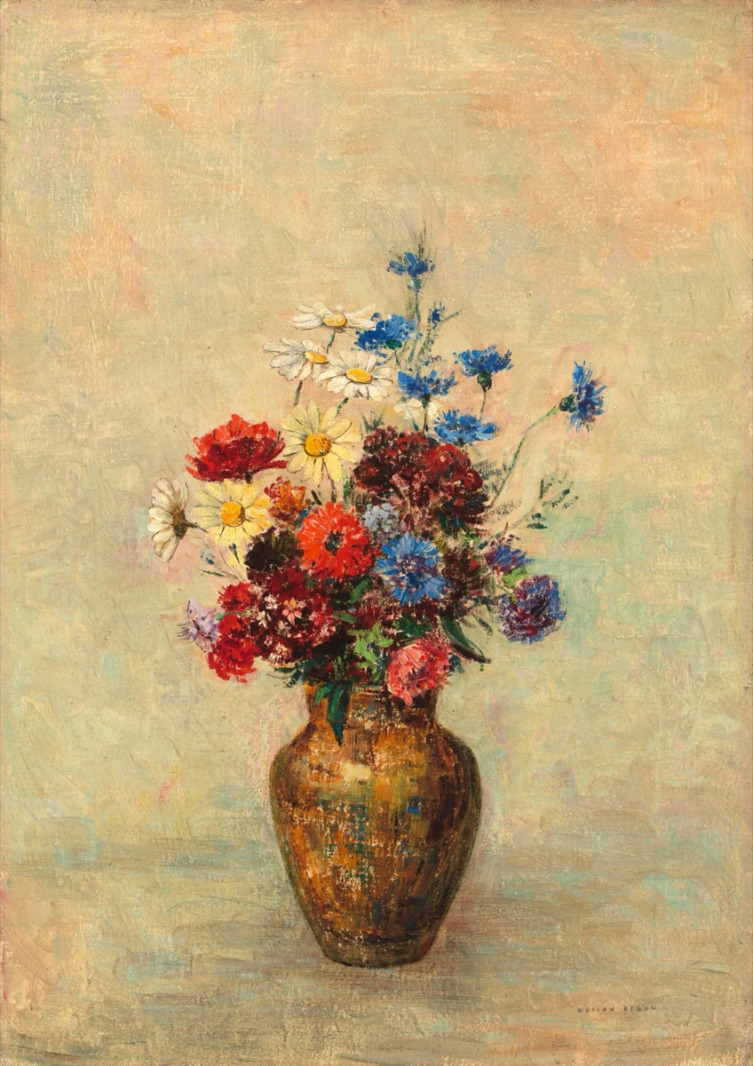Flowers in a Vase — Odilon Redon