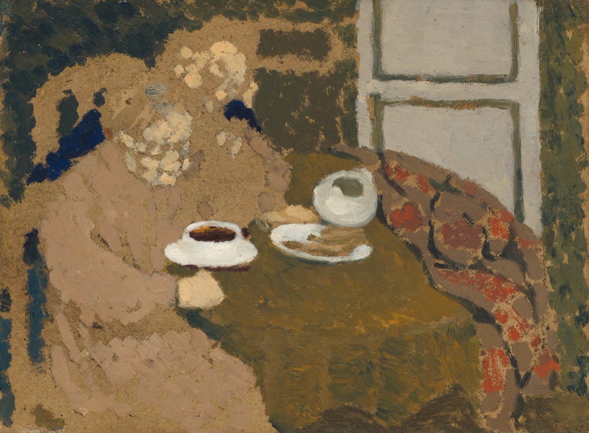 Two Women Drinking Coffee — Edouard Vuillard