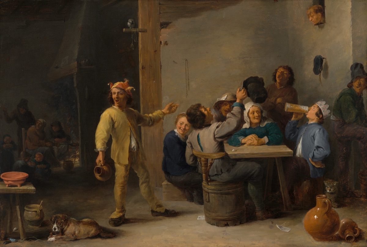 Peasants Celebrating Twelfth Night — David Teniers the Younger
