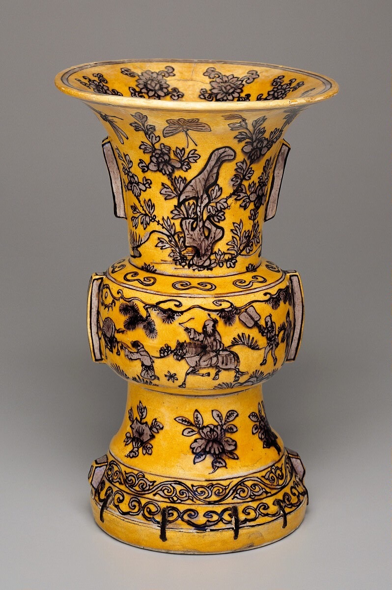 Vase in the Shape of an Archaic Bronze Zun — Chinese Ming Dynasty