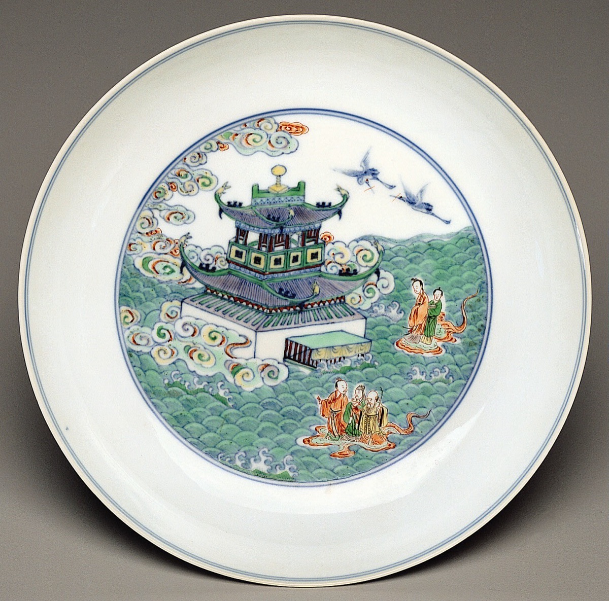 Dish — Chinese Qing Dynasty