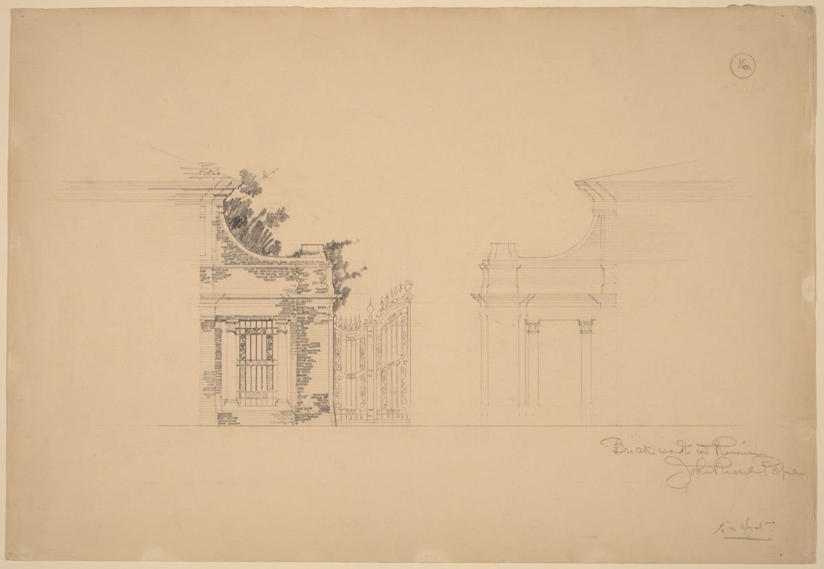Brickwork in Rimini — John Russell Pope