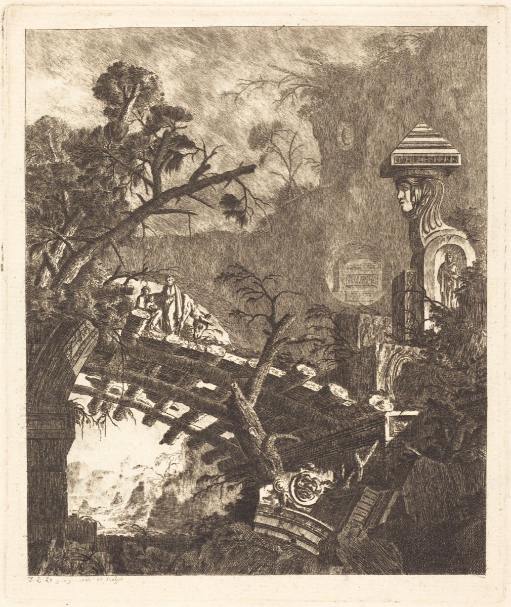 The Flight into Egypt — Jean-Laurent Legeay
