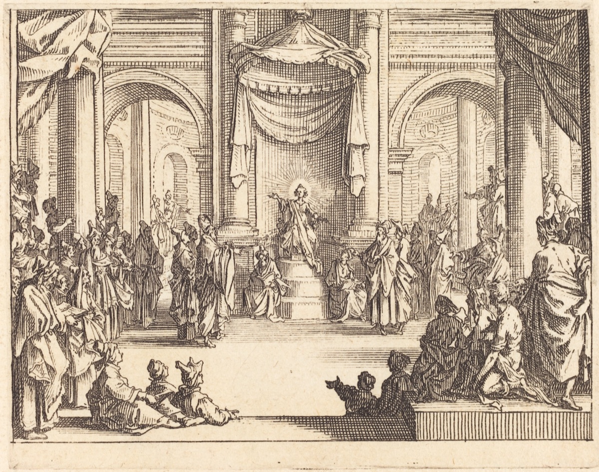 Christ Disputing with the Doctors — Jacques Callot