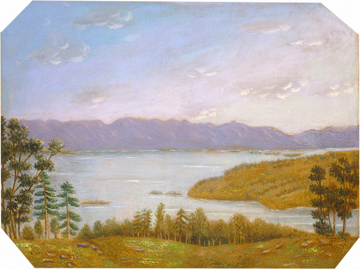 Leverett Pond — Erastus Salisbury Field