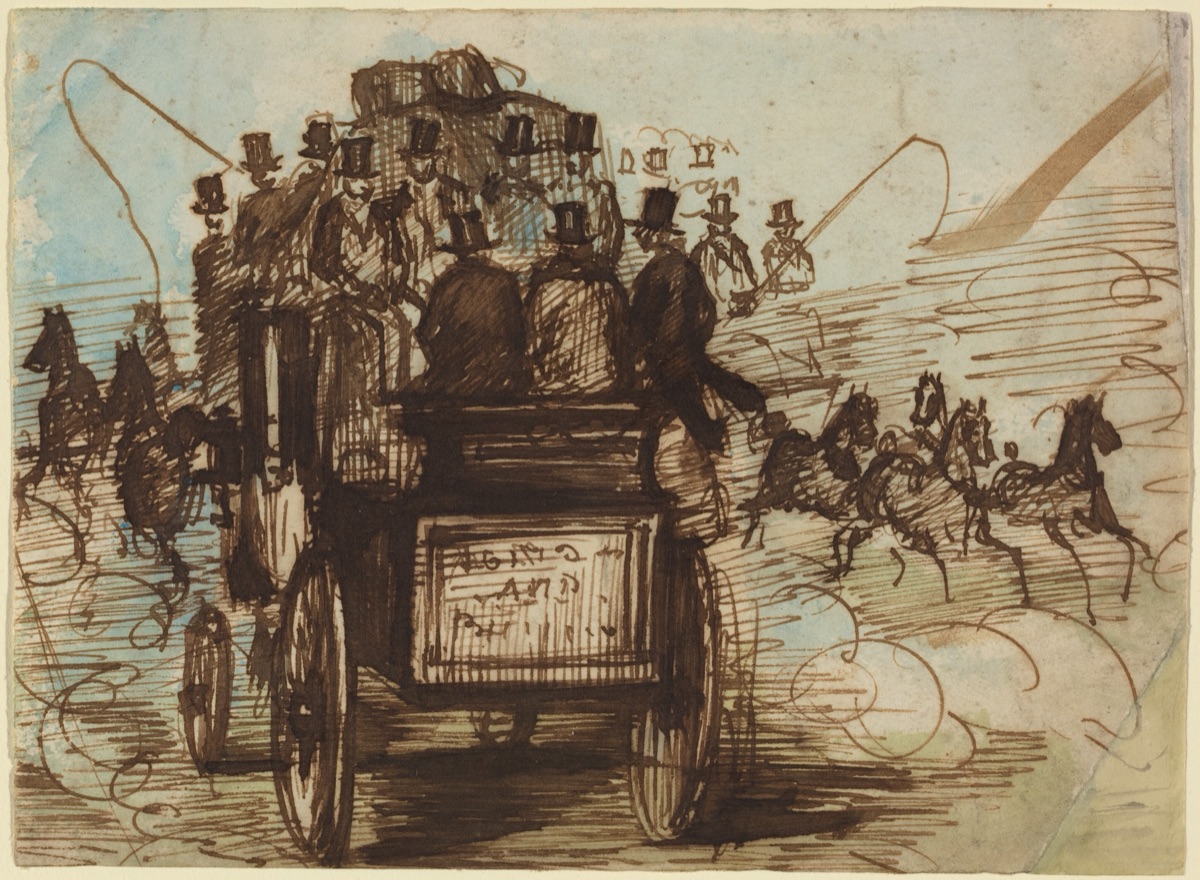 The Brighton Coach — Constantin Guys