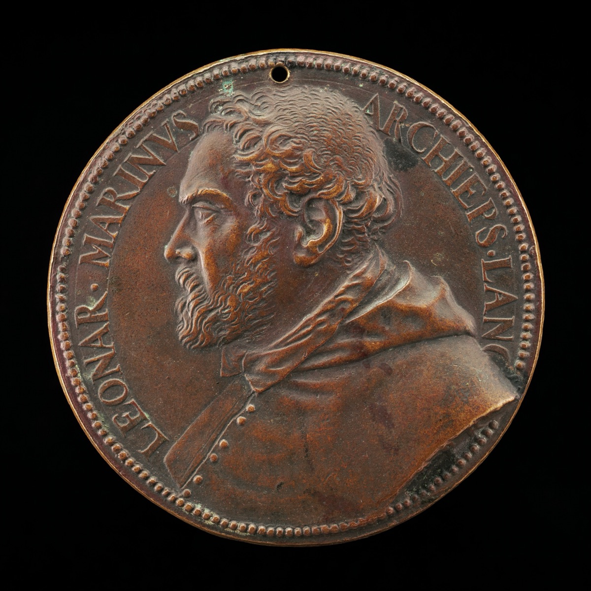 Leonardo Marini, died 1572, Archbishop of Lanciano [obverse] — Pier Paolo Galeotti