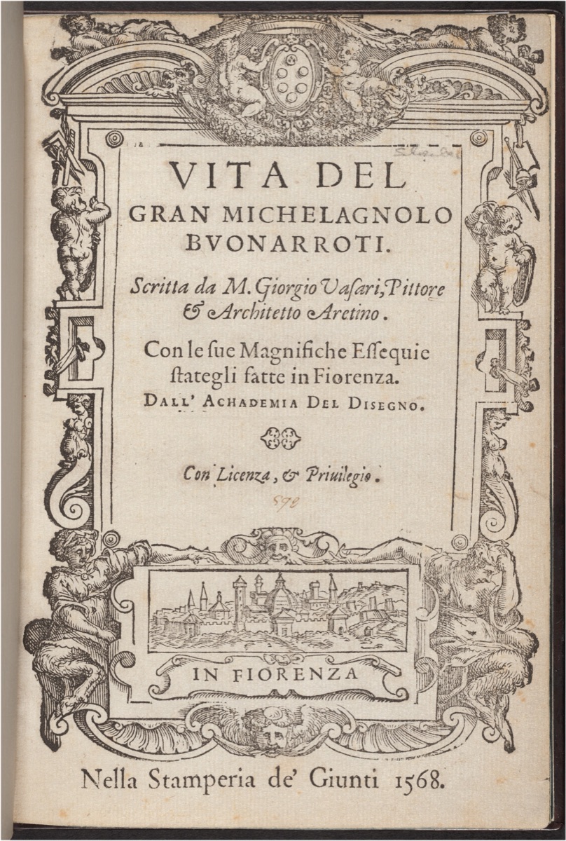 Vita de' gran Michelagnolo Buonarroti — Giorgio Vasari (author)