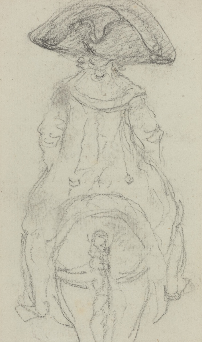 A Horseman Wearing a Grande Cockade [verso] — Vivant Denon