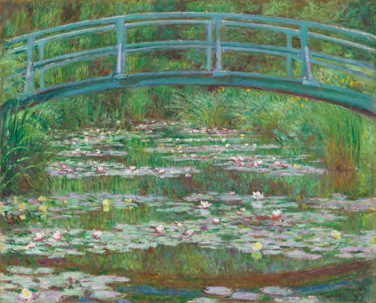The Japanese Footbridge — Claude Monet