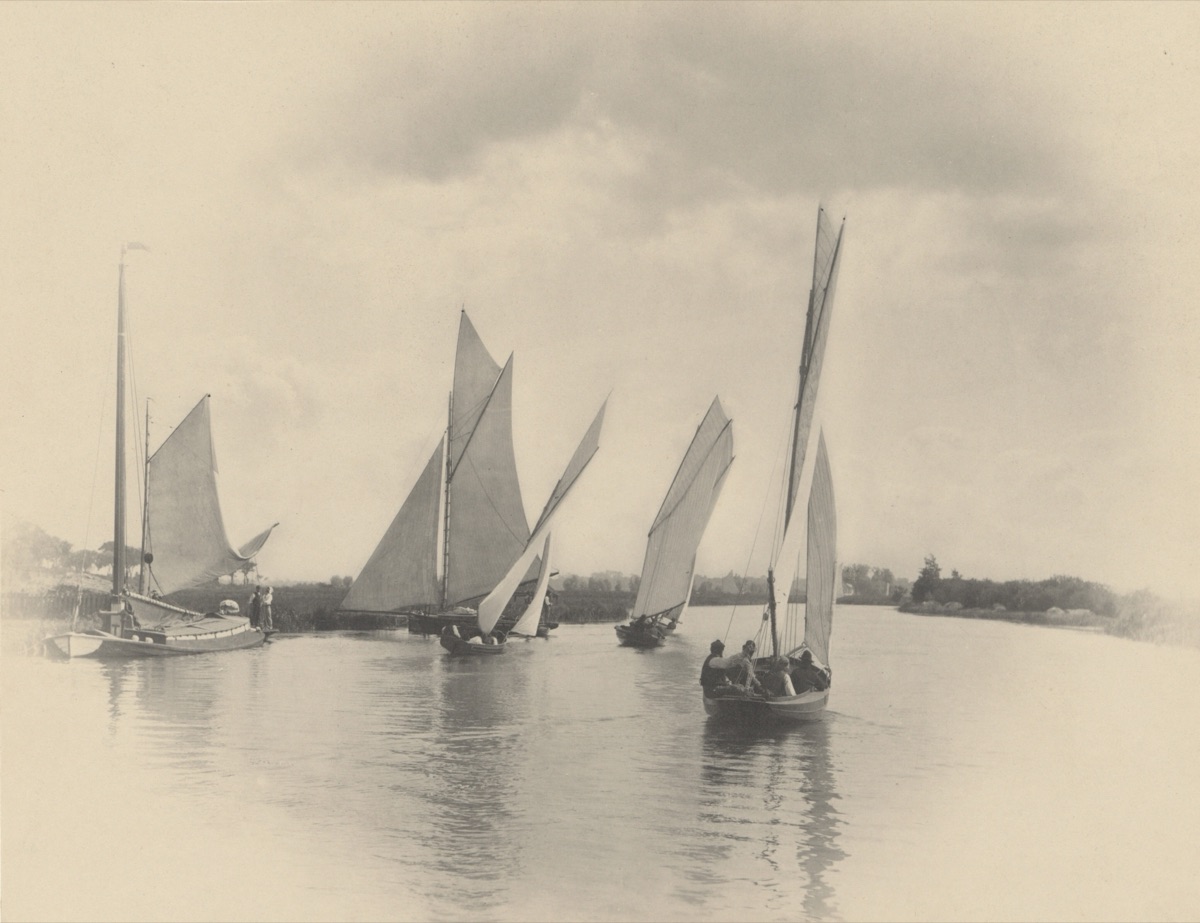 A Sailing Match at Horning — Peter Henry Emerson