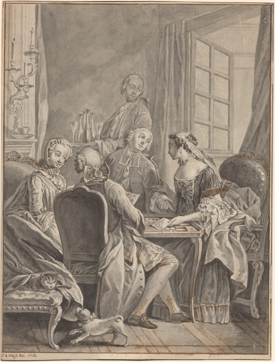 A Game of Cards [recto] — Anton Weiss