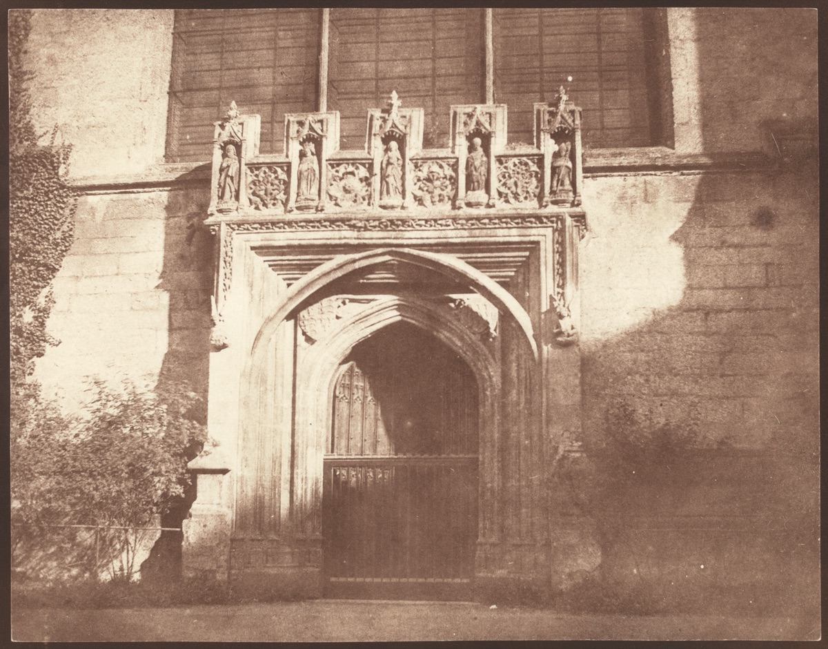 An Ancient Door in Magdalen College, Oxford — William Henry Fox Talbot
