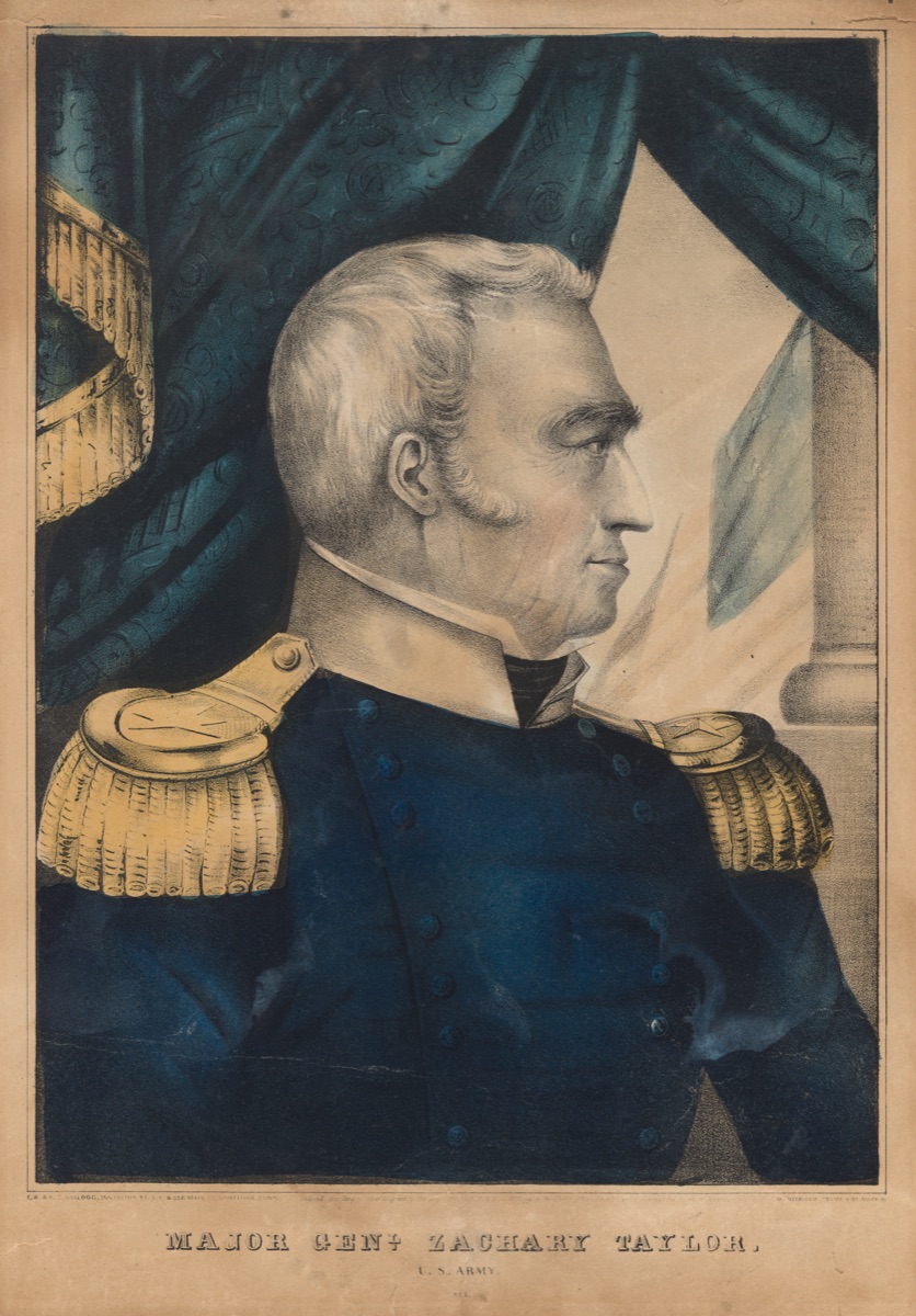 Zachary Taylor — E. B. & E. C. Kellogg Lithography Company, active c. 1842 - 1867