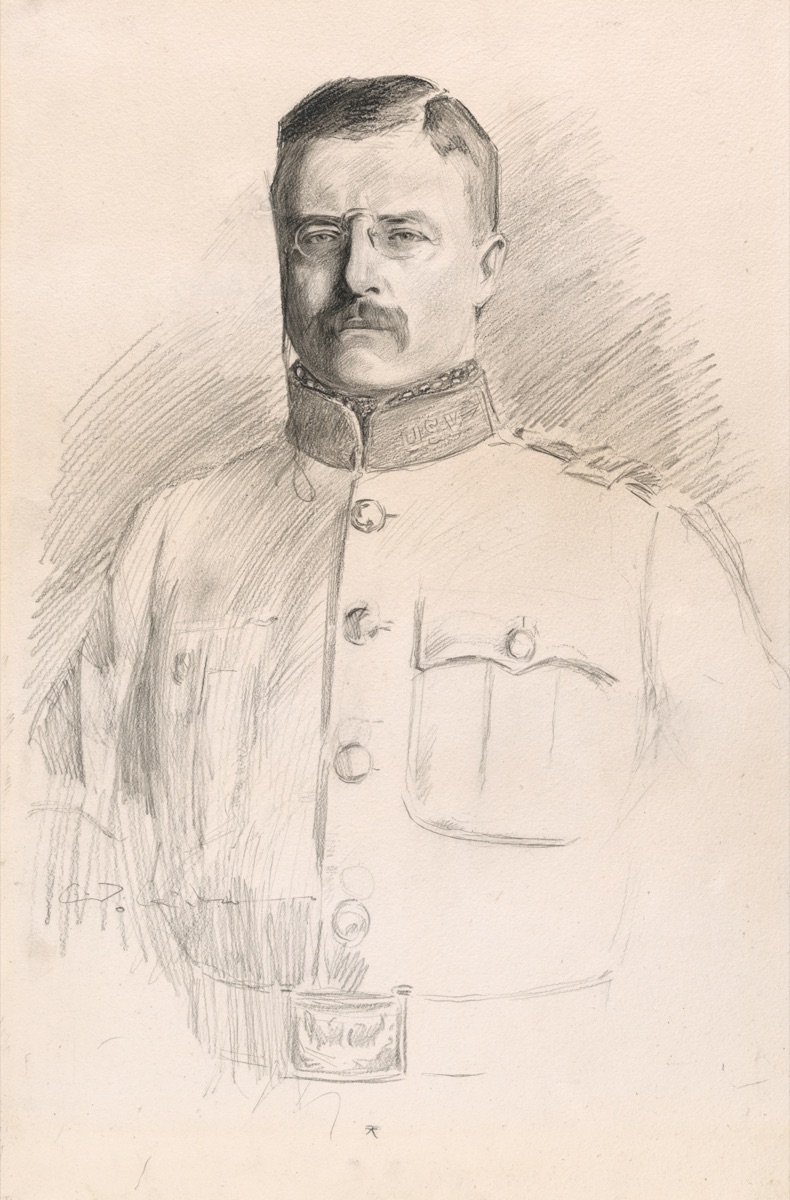 Theodore Roosevelt — Charles Dana Gibson, 14 Sep 1867 - 29 Dec 1944