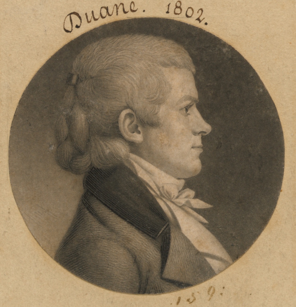 William Duane — Charles Balthazar Julien Févret de Saint-Mémin, 12 Mar 1770 - 23 Jun 1852