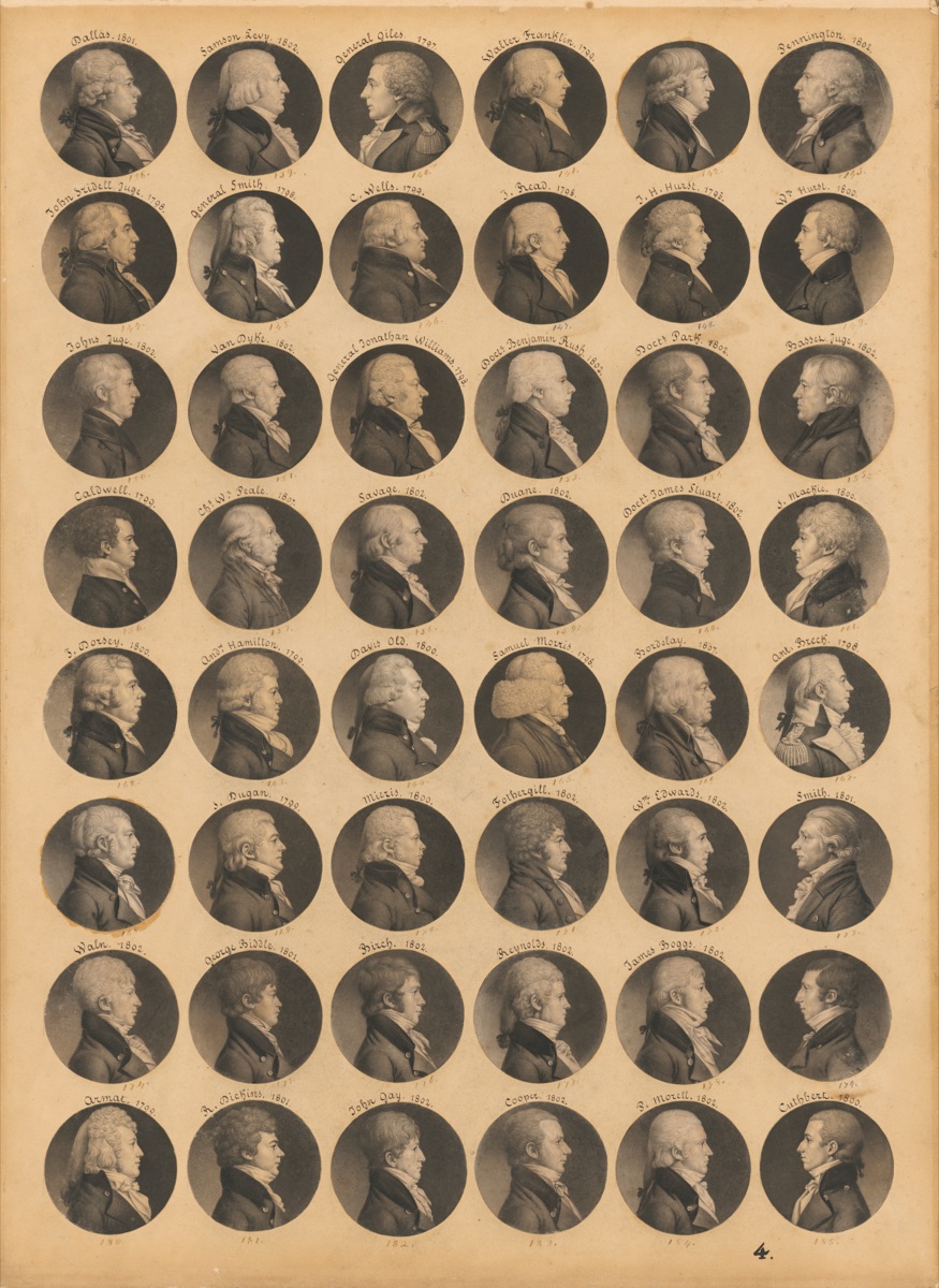 Saint-Mémin folio 4 — Charles Balthazar Julien Févret de Saint-Mémin, 12 Mar 1770 - 23 Jun 1852