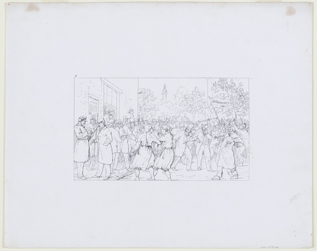 Election in Baltimore, November, 1862 — Adalbert John Volck, 14 Apr 1828 - 26 Mar 1912