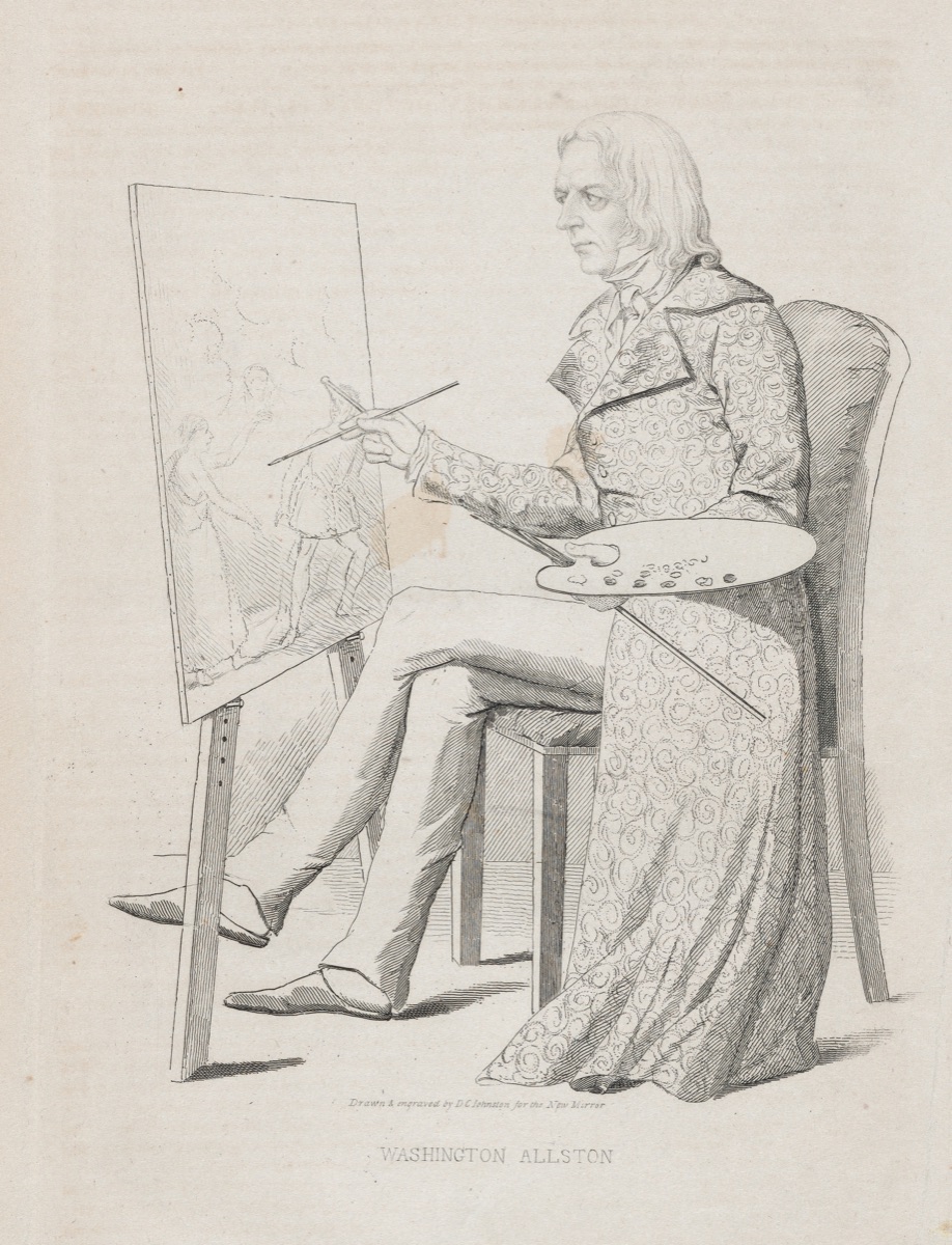 Washington Allston — David Claypoole Johnston, Mar 1799 - 8 Nov 1865