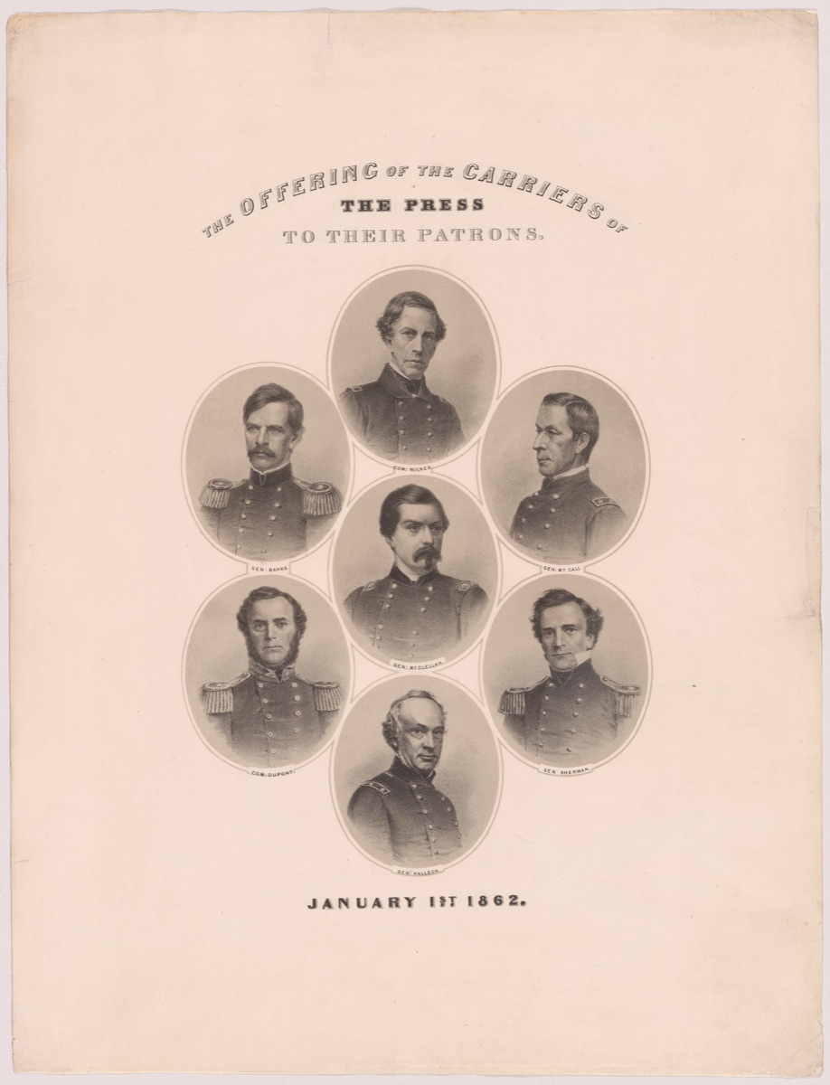 The Offering of the Carriers of the Press to their Patrons