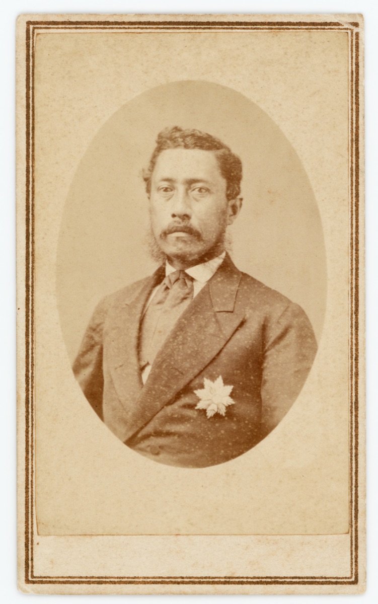 King William Charles Lunalilo — Menzies Dickson, c. 1840 - 1891