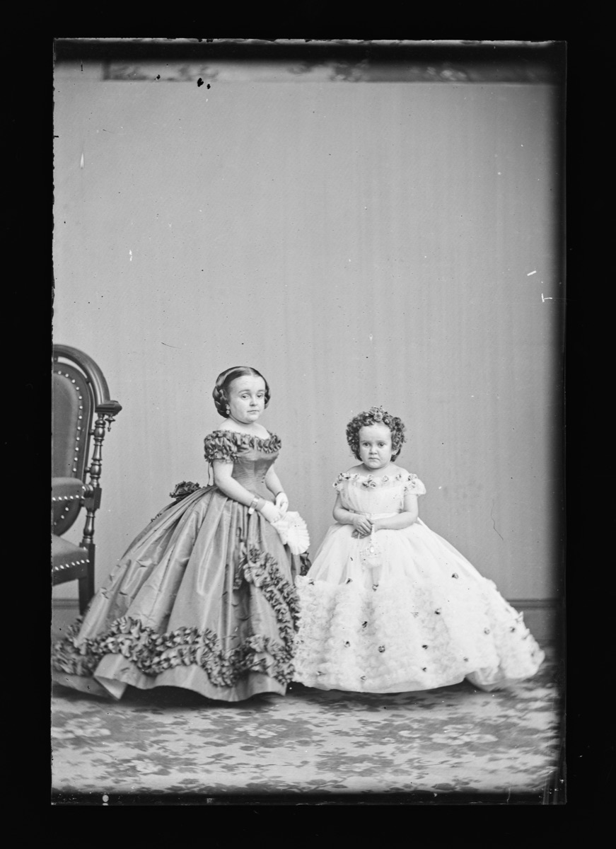 Lavinia Stratton and Minnie Warren