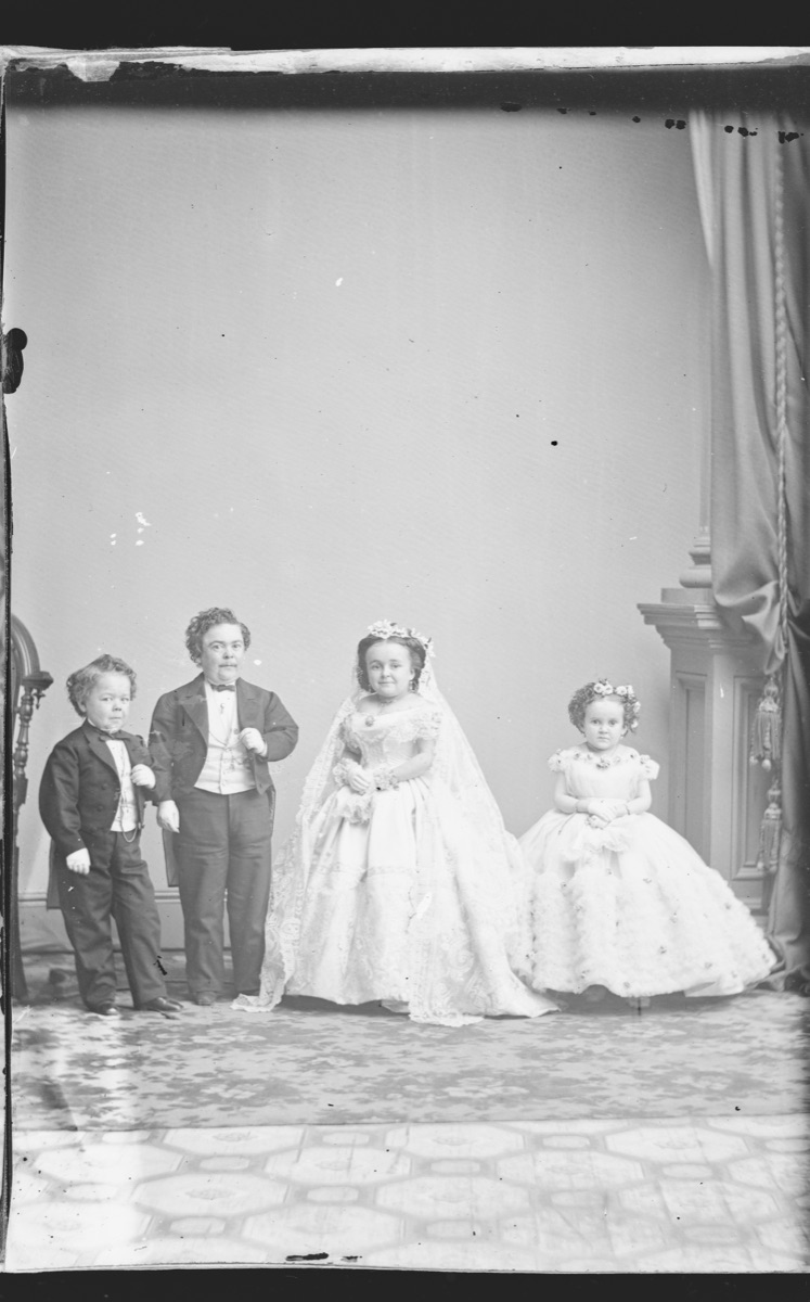Strattons, G.W.M. Nutt and Minnie Warren (wedding party)