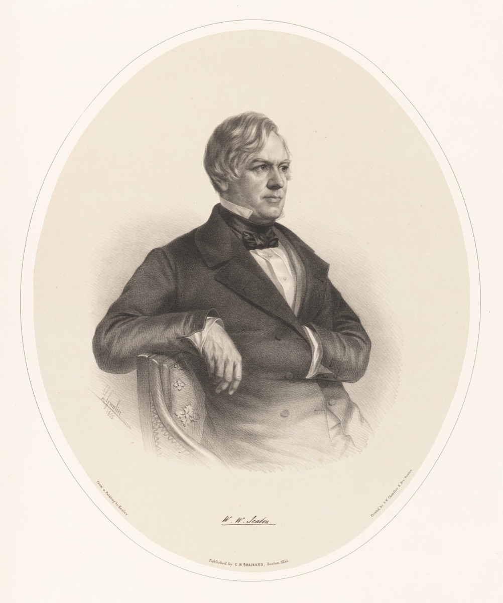 William Winston Seaton — Leopold Grozelier, 1830 - 1865; S.W. Chandler & Brothers Lithography Company; Charles Henry W. Brainard, 1817 - 1885