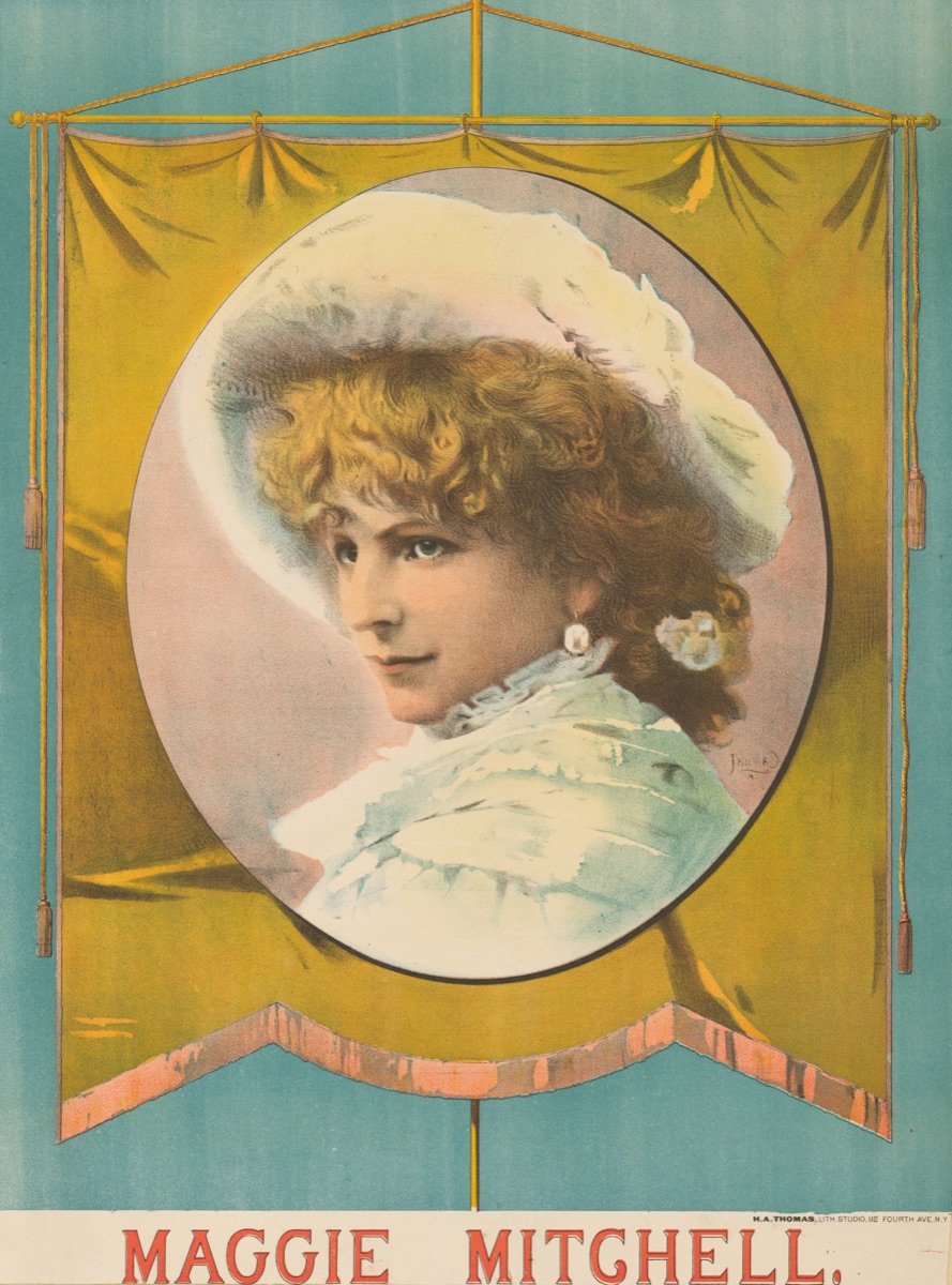 Maggie Mitchell — Henry Atwell Thomas, 1834 - 12 Nov 1904