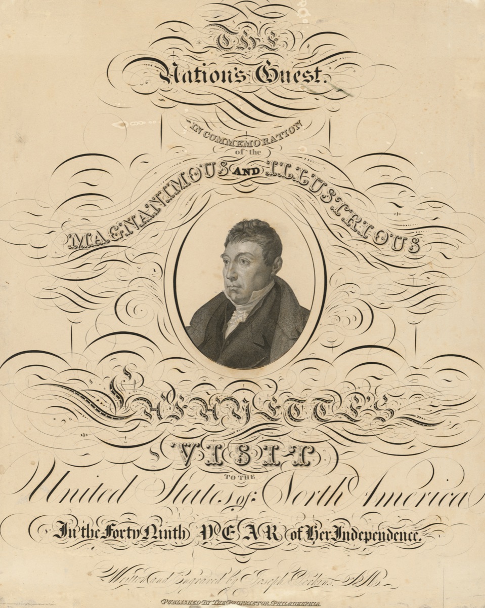 Marquis De Lafayette — Joseph Perkins, 1788 - 1842