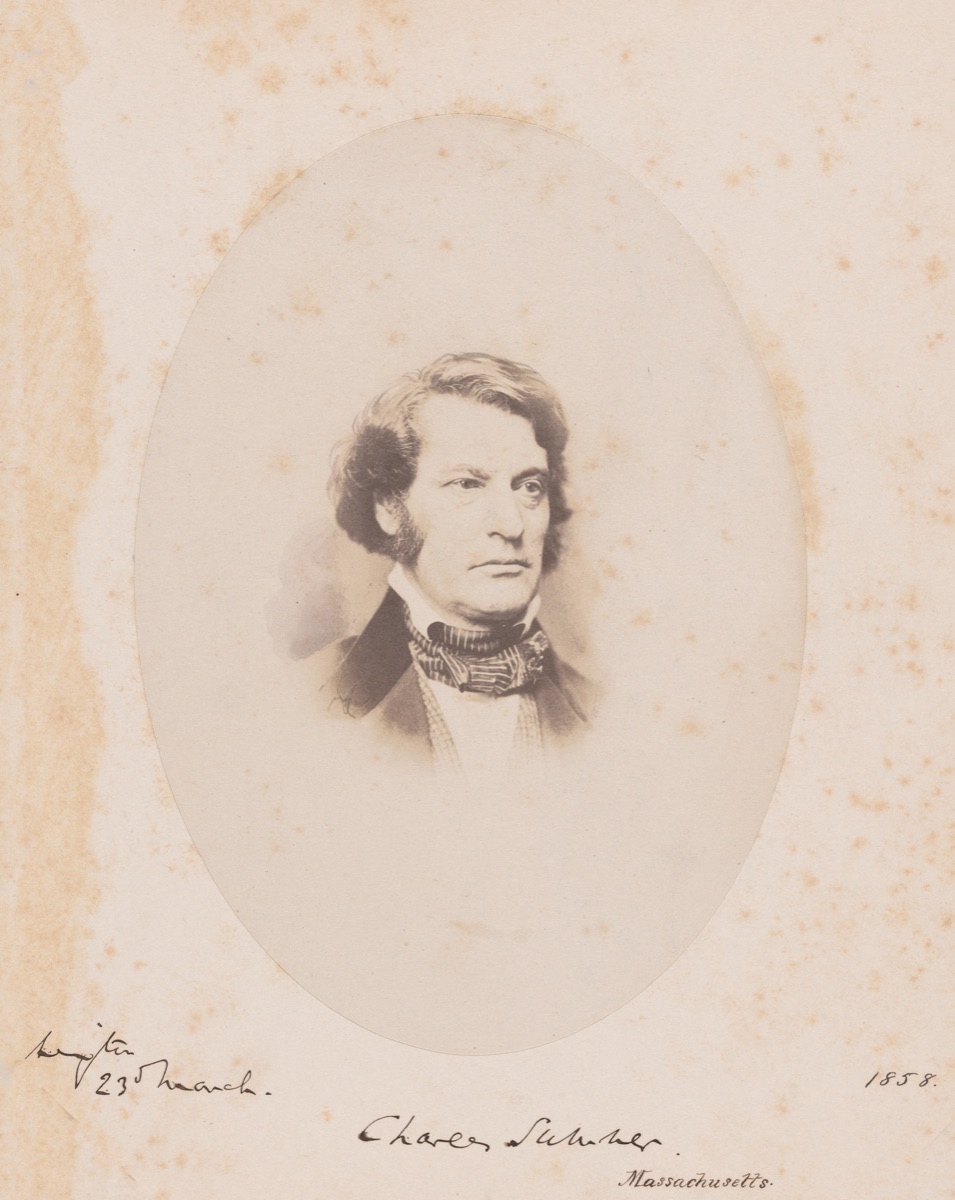 Charles Sumner — McClees & Vannerson, active 1857 - 1860; James Earle McClees, 1821 - 1887; Julian Vannerson, c. 1826 - 1880