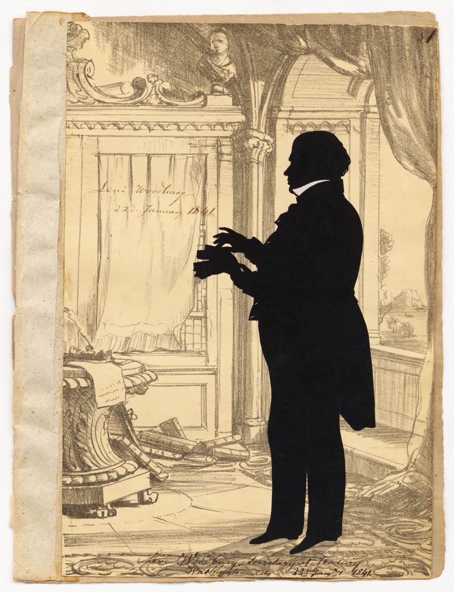 Levi Woodbury — Auguste Edouart, 1788 - 1861