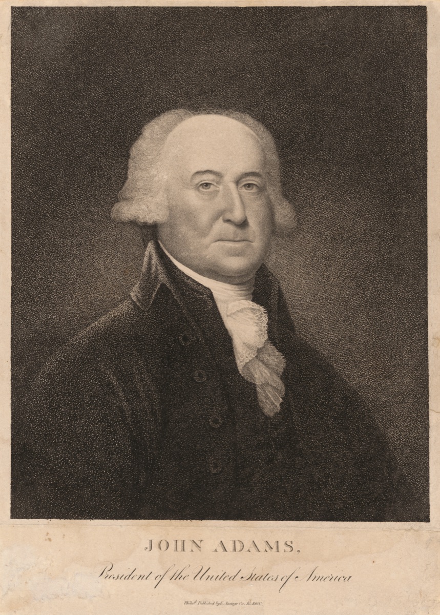 John Adams — Copy after Edward Savage, 26 Nov 1761 - 6 Jul 1817