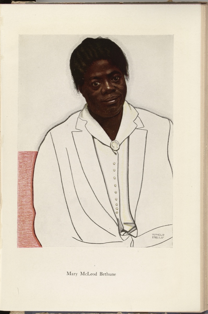 Mary McLeod Bethune — Winold Reiss, 16 Sep 1886 - 29 Aug 1953
