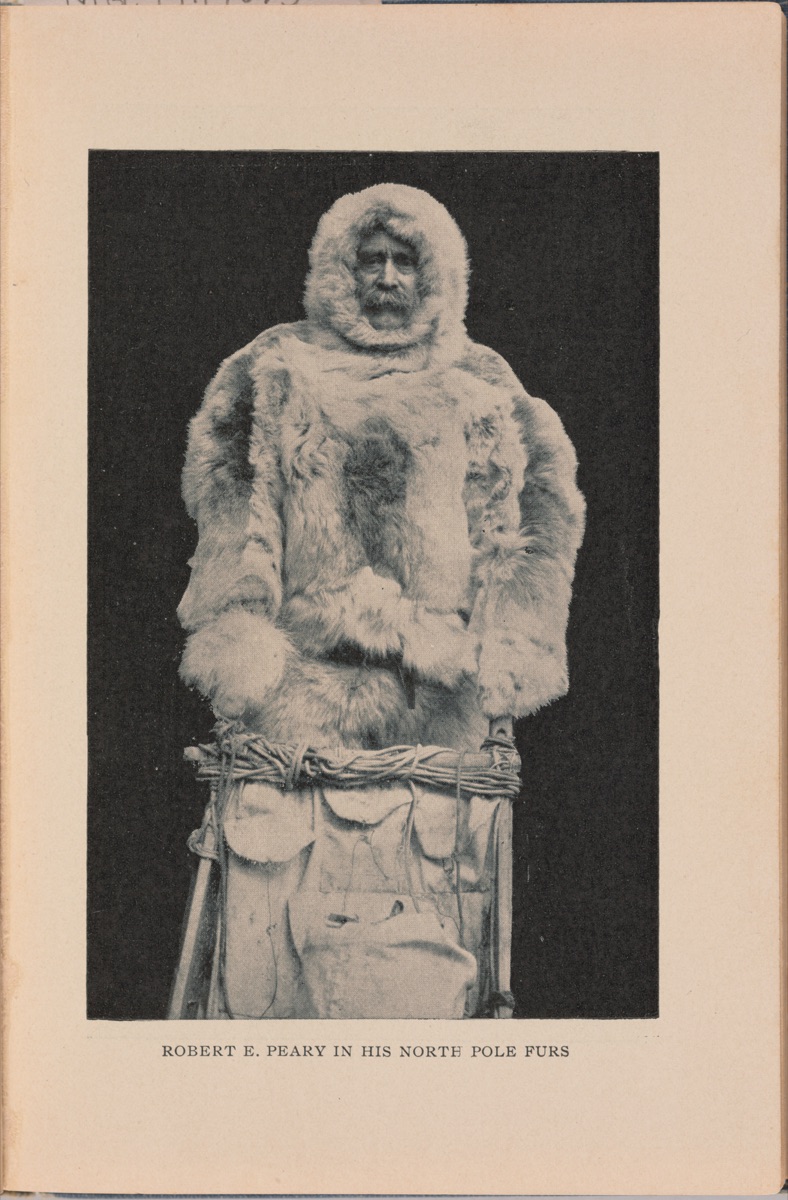 Robert E. Peary in His North Pole Furs