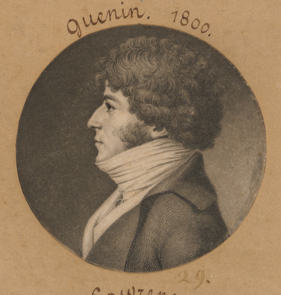 Guenin — Charles Balthazar Julien Févret de Saint-Mémin, 12 Mar 1770 - 23 Jun 1852