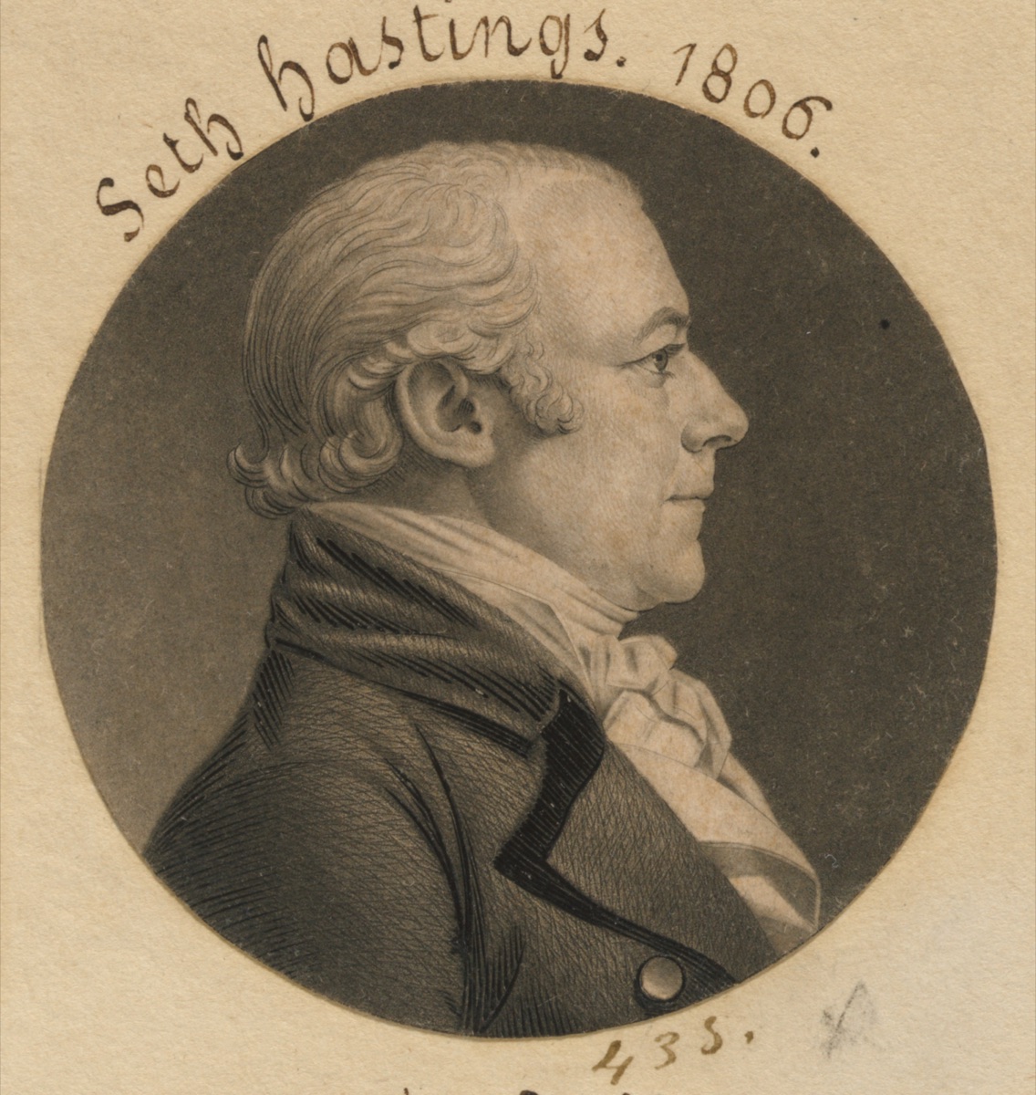 Seth Hastings — Charles Balthazar Julien Févret de Saint-Mémin, 12 Mar 1770 - 23 Jun 1852