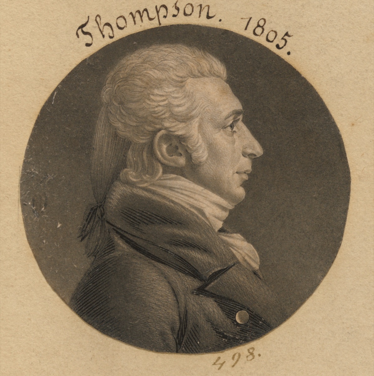 Samuel Hunt, Jr. — Charles Balthazar Julien Févret de Saint-Mémin, 12 Mar 1770 - 23 Jun 1852