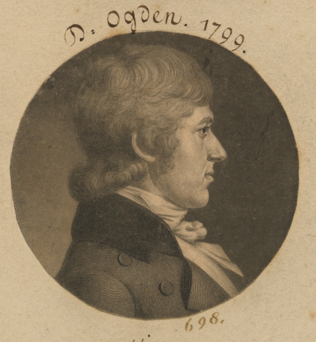David Bayard Ogden — Charles Balthazar Julien Févret de Saint-Mémin, 12 Mar 1770 - 23 Jun 1852