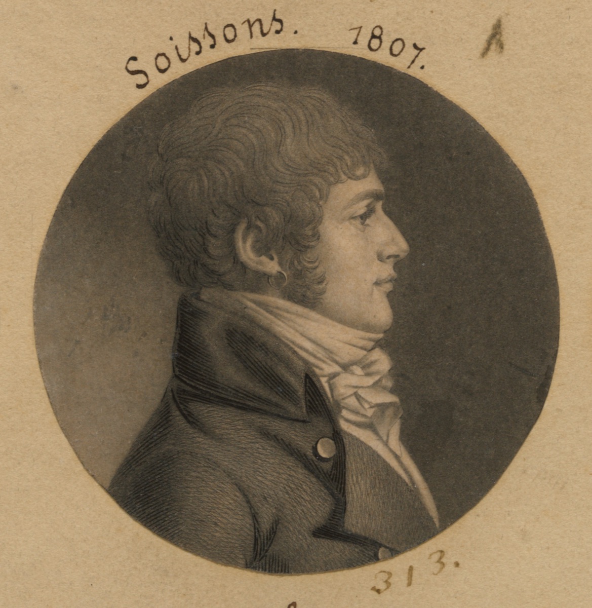 Soissons — Charles Balthazar Julien Févret de Saint-Mémin, 12 Mar 1770 - 23 Jun 1852