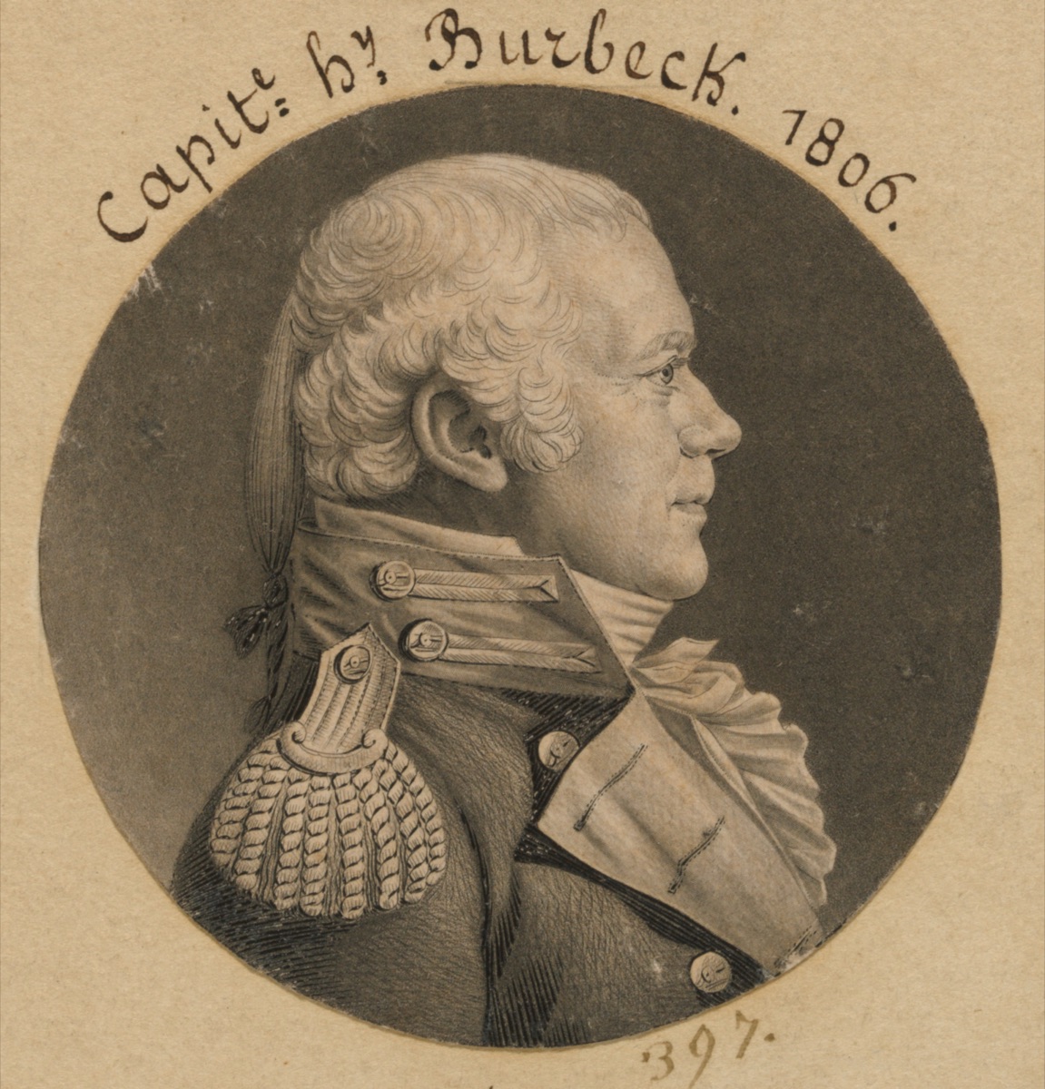 Henry Burbeck — Charles Balthazar Julien Févret de Saint-Mémin, 12 Mar 1770 - 23 Jun 1852