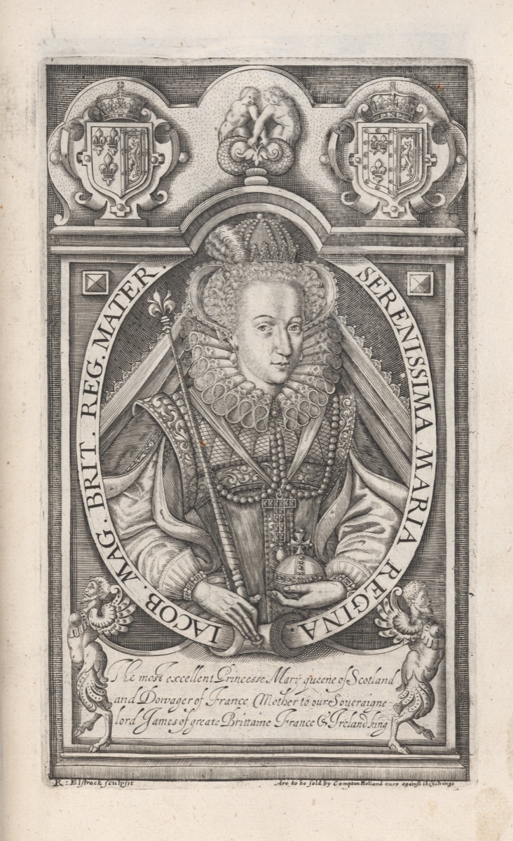 Mary (Stuart), Queen of Scotland — Renold Elstrack, c. 1570 - c. 1625; Compton Holland, before 1600 - Jan 1622