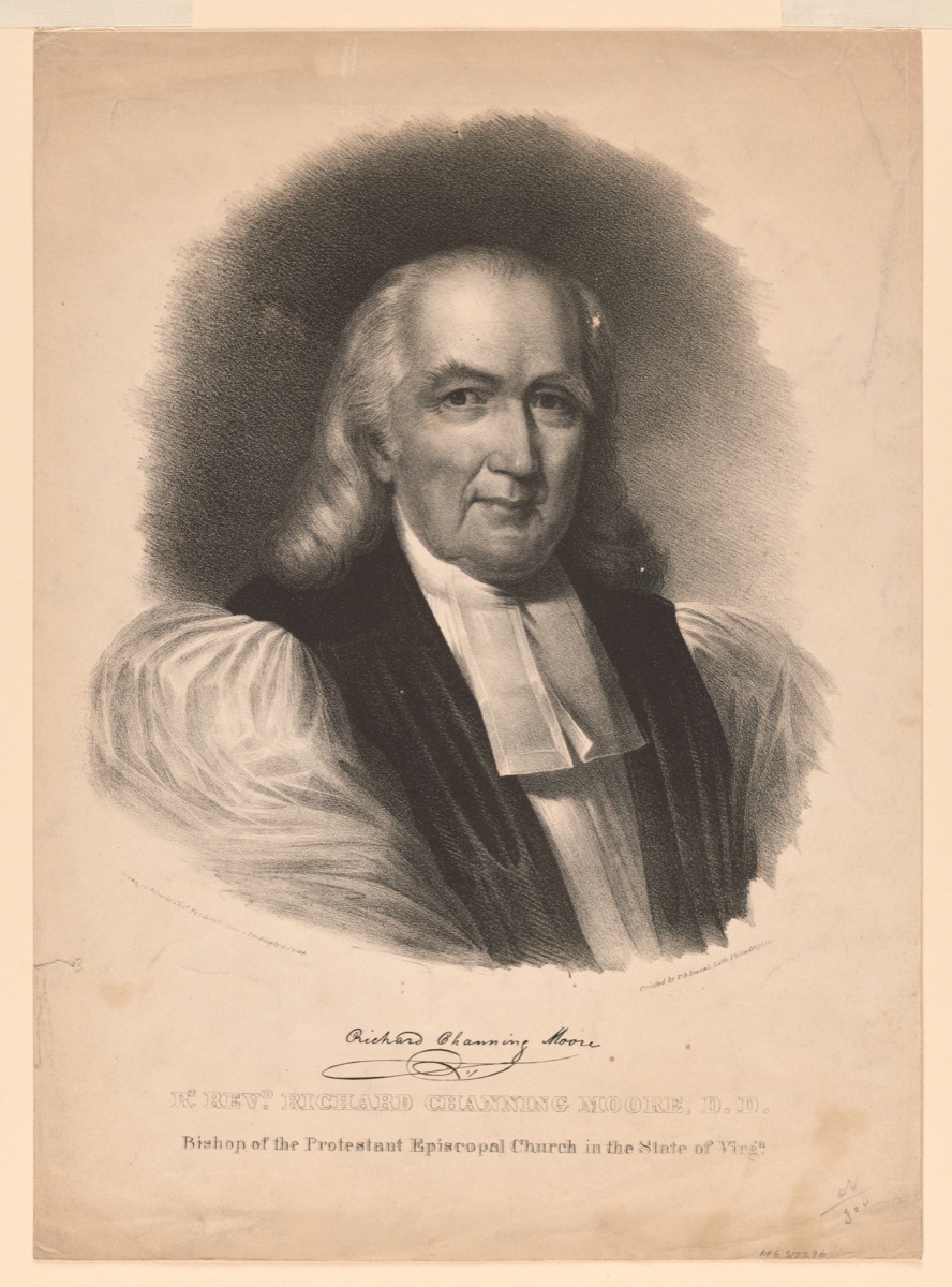 Richard Channing Moore — Charles Fenderich, 1805 - 1887; Peter S. Duval, active mid 19th century