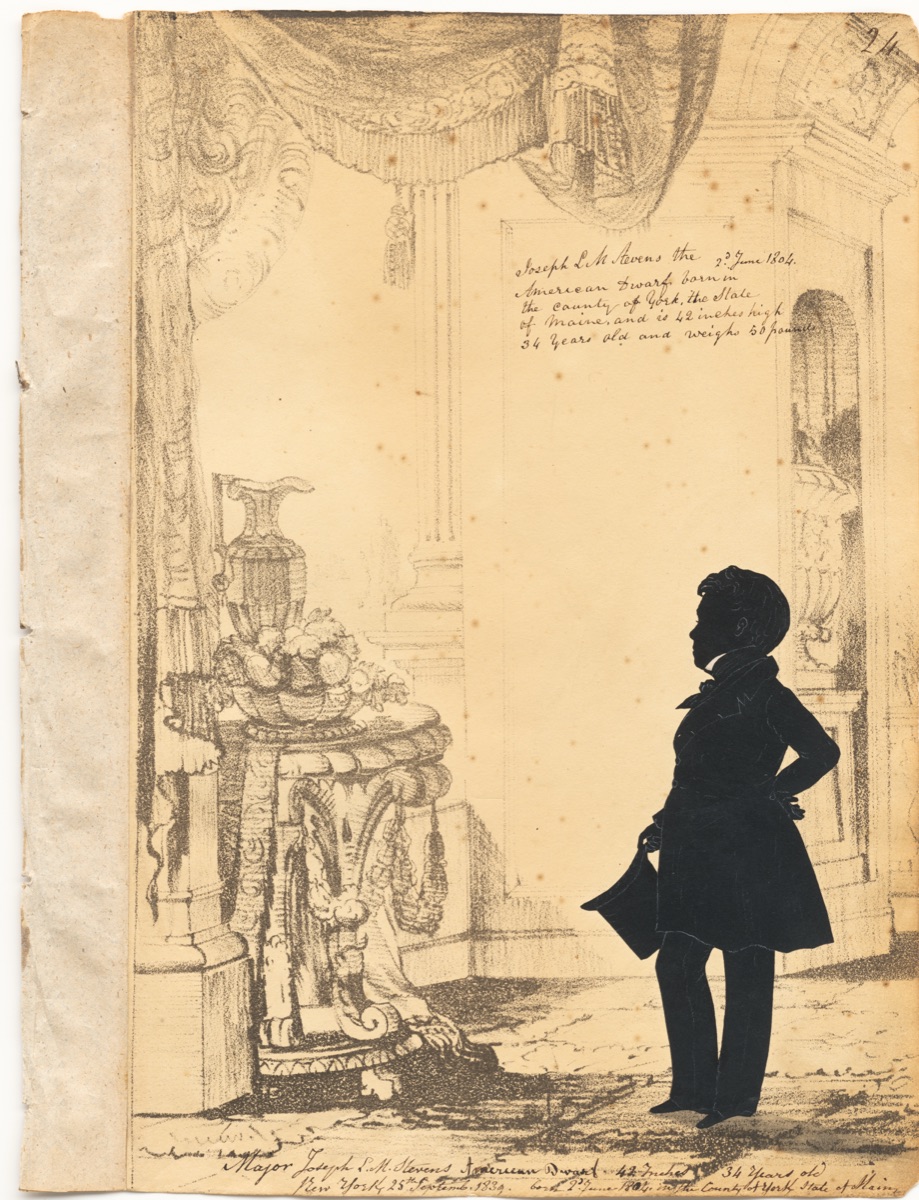 Major Stevens — Auguste Edouart, 1788 - 1861